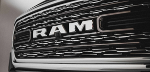 Front grill of a 2022 Ram 1500