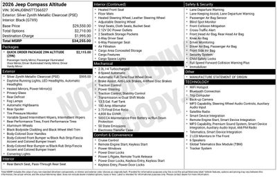 2026 Jeep Compass Latitude