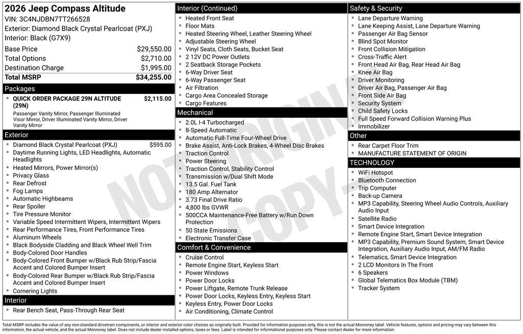 2026 Jeep Compass Latitude