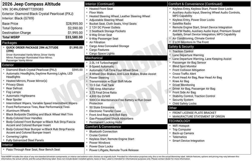 2026 Jeep Compass Latitude